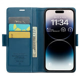 CaseMe iPhone 15 Pro Max Etui 023 Series Blå