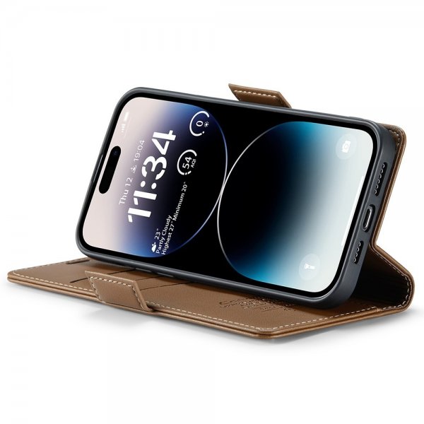 CaseMe iPhone 15 Pro Max Etui 023 Series Brun