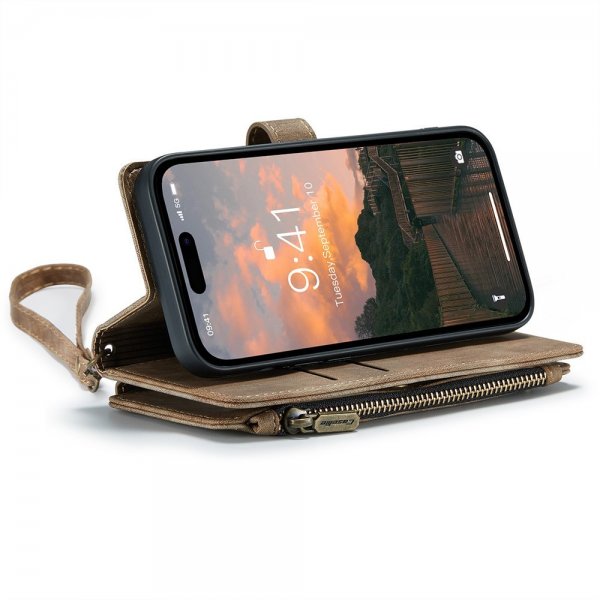 CaseMe iPhone 15 Pro Max Etui C30 Series Brun