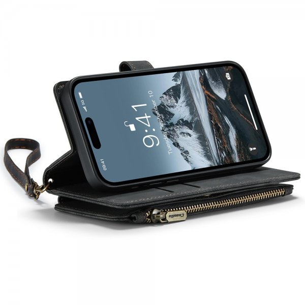 CaseMe iPhone 15 Pro Max Etui C30 Series Svart