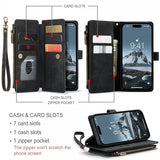 CaseMe iPhone 15 Pro Max Etui C30 Series Svart