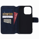 Nordic Covers iPhone 15 Pro Max Etui Essential Leather Heron Blue