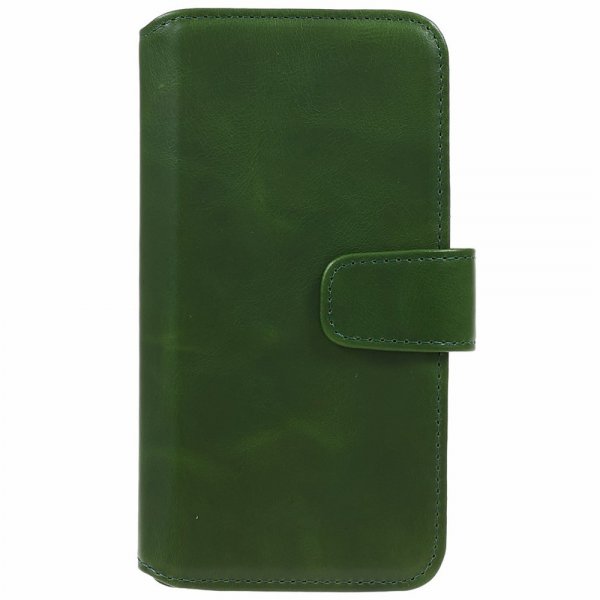 Nordic Covers iPhone 15 Pro Max Etui Essential Leather Juniper Green