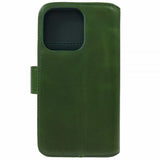 Nordic Covers iPhone 15 Pro Max Etui Essential Leather Juniper Green
