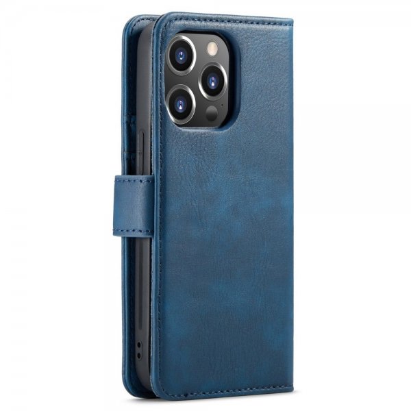 Dg.Ming iPhone 15 Pro Max Etui Avtagbart Deksel Blå