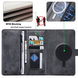 VILI iPhone 15 Pro Max Etui Avtagbart Deksel GV Series MagSafe Svart
