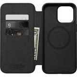 Nomad iPhone 15 Pro Max Etui Modern Leather Folio Horween Svart