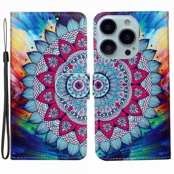 iPhone 15 Pro Max Etui Motiv Mandala