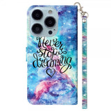 iPhone 15 Pro Max Etui Motiv Never Stop Dreaming
