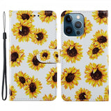 iPhone 15 Pro Max Etui Motiv Solsikker