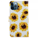 iPhone 15 Pro Max Etui Motiv Solsikker