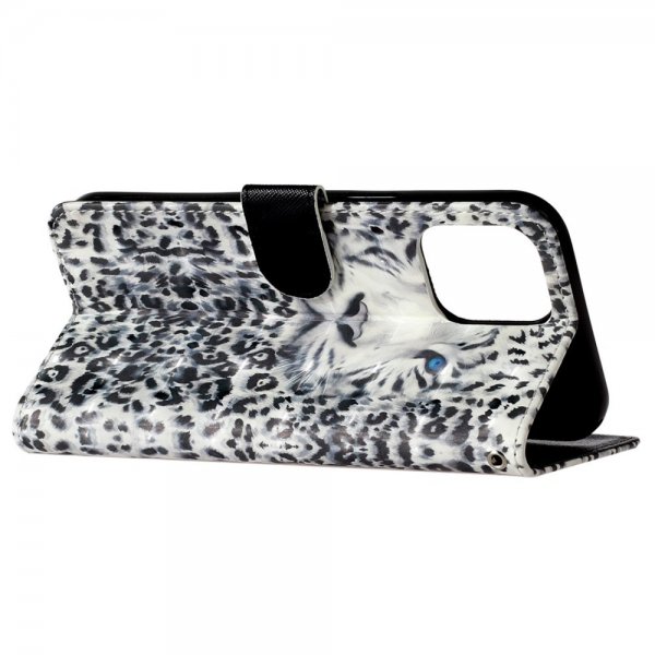 iPhone 15 Pro Max Etui Motiv Hvit Tiger