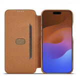 Lc.Imeeke iPhone 15 Pro Max Etui Retro Brun