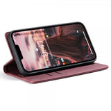 CaseMe iPhone 15 Pro Max Etui Retro Flip Rød