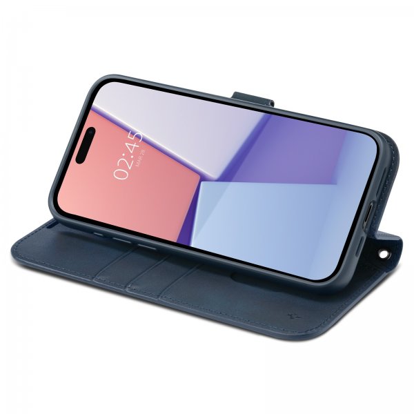 Spigen iPhone 15 Pro Max Etui Wallet S Pro Navy
