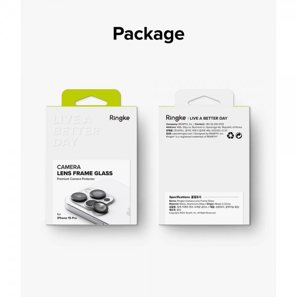Ringke iPhone 15 Pro Max Kamerabeskytter Camera Lens Frame