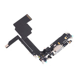 iPhone 15 Pro Max ladeport med flekskabel – Hvit