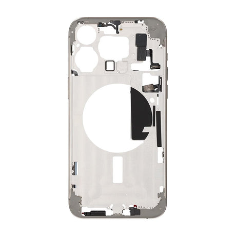 iPhone 15 Pro Max mellomramme med smådeler OEM – Naturlig titan