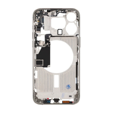 iPhone 15 Pro Max mellomramme med smådeler OEM – Naturlig titan