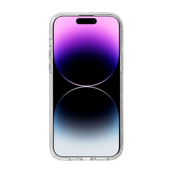iPhone 15 Pro Max Deksel Glitter MagSafe Transparent