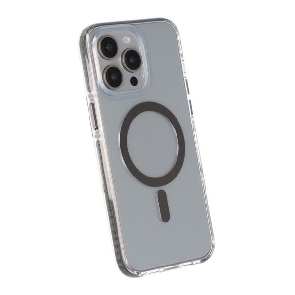 iPhone 15 Pro Max Deksel Støtsikker MagSafe Grå