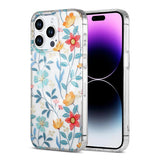 iPhone 15 Pro Max Deksel Blomstermønster MagSafe Kvister