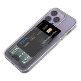 Rvelon iPhone 15 Pro Max Deksel Kortholder Transparent