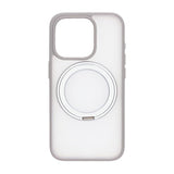 iPhone 15 Pro Max Deksel Roterbart Stativ Transparent