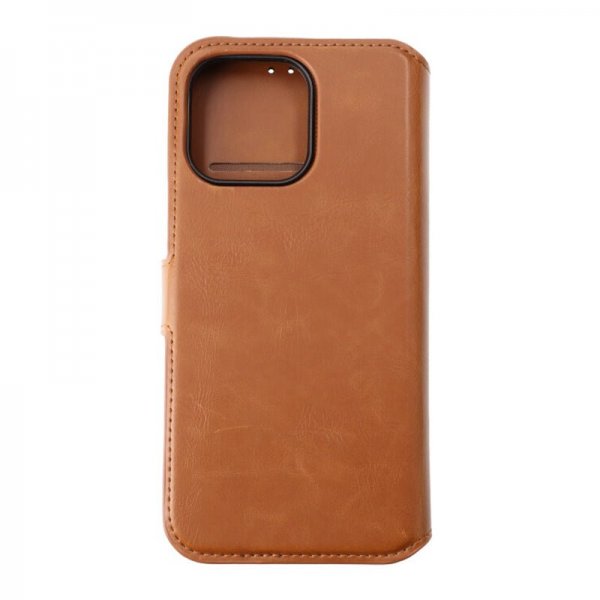 Rvelon iPhone 15 Pro Max Etui Detachable Wallet Case Brun
