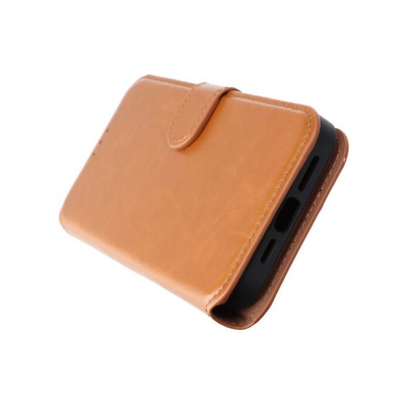 Rvelon iPhone 15 Pro Max Etui Detachable Wallet Case Brun