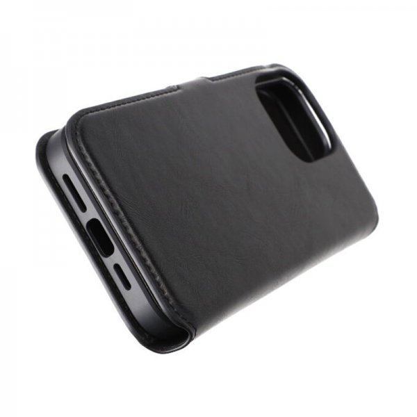 Rvelon iPhone 15 Pro Max Etui Detachable Wallet Case Svart