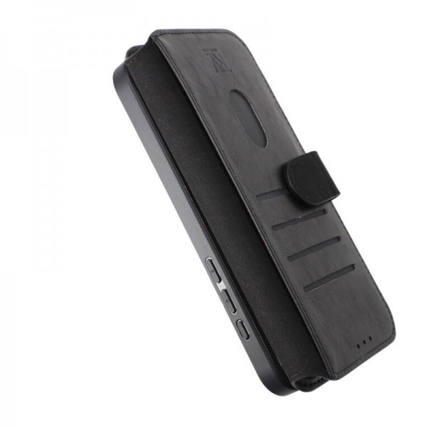 Rvelon iPhone 15 Pro Max Etui Detachable Wallet Case Svart