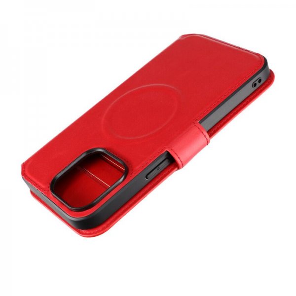 Rvelon iPhone 15 Pro Max Etui 4 Kortlomme MagSafe Rød