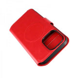 Rvelon iPhone 15 Pro Max Etui 4 Kortlomme MagSafe Rød