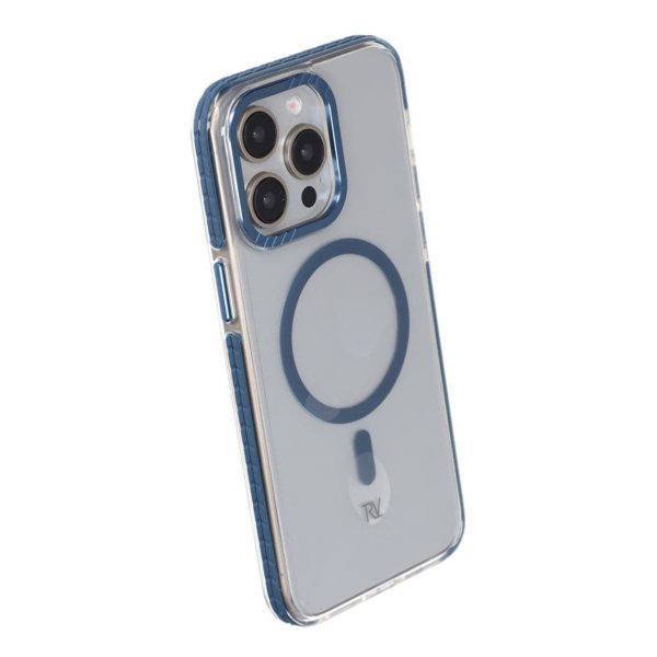 Rvelon iPhone 15 Pro Max Deksel Forsterkede hjørner Blå