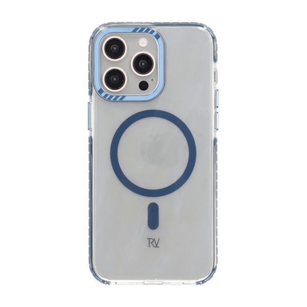 Rvelon iPhone 15 Pro Max Deksel Forsterkede hjørner Blå