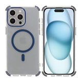 Rvelon iPhone 15 Pro Max Deksel Forsterkede hjørner Blå