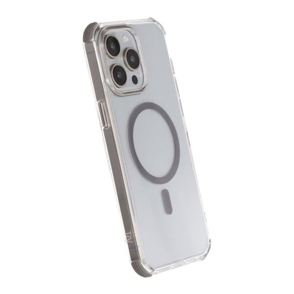 Rvelon iPhone 15 Pro Max Deksel Forsterkede hjørner Grå