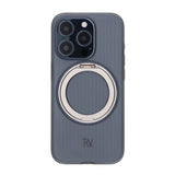 Rvelon iPhone 15 Pro Max Deksel Roterbart Stativ Grå