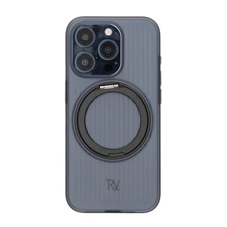 Rvelon iPhone 15 Pro Max Deksel Roterbart Stativ Svart