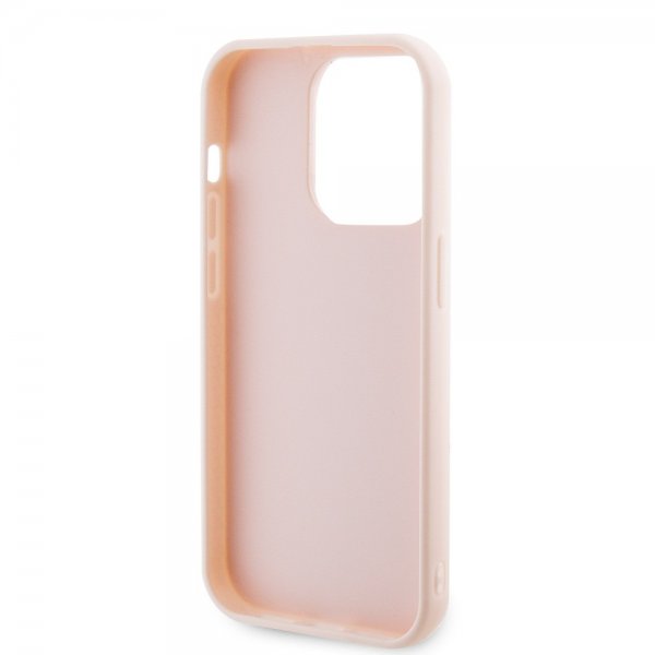 Karl Lagerfeld iPhone 15 Pro Max Deksel 3D Rubber Karl Rosa
