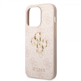 Guess iPhone 15 Pro Max Deksel 4G Logo Rosa