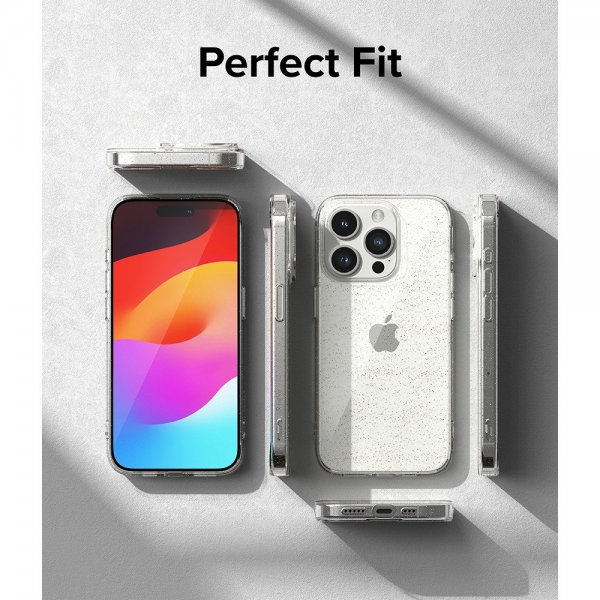 Ringke iPhone 15 Pro Max Deksel Air Glitter Clear