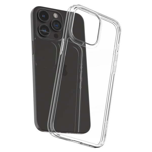 Spigen iPhone 15 Pro Max Deksel Air Skin Hybrid Crystal Clear