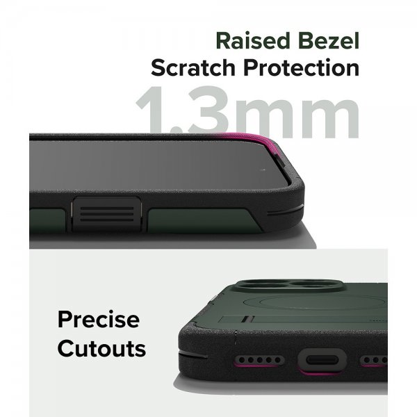 Ringke iPhone 15 Pro Max Deksel Alles MagSafe Dark Green