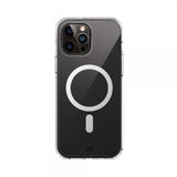 Xqisit iPhone 15 Pro Max Deksel Antishock Case MagSafe Transparent