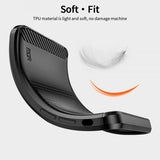 Mofi iPhone 15 Pro Max Deksel Børstet Karbonfibertekstur Blå