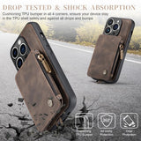 CaseMe iPhone 15 Pro Max Deksel C20 Series Kaffe