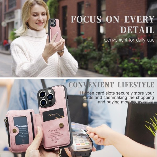 CaseMe iPhone 15 Pro Max Deksel C20 Series Rosa
