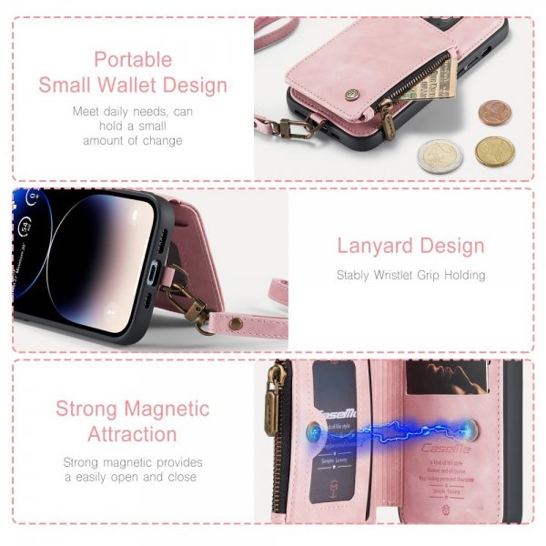 CaseMe iPhone 15 Pro Max Deksel C20 Series Rosa